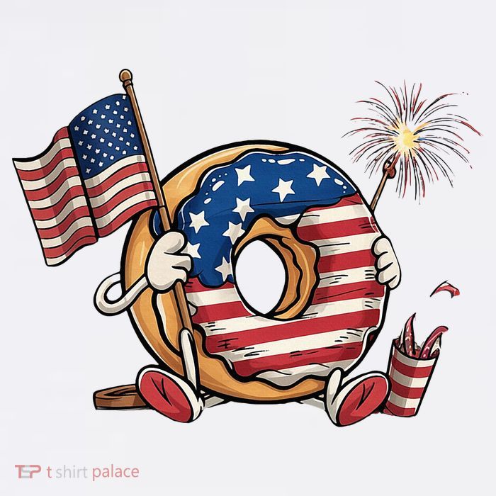 Funny 4th Of July Independence Donut Touch My Freedom Adult Drive Performance Visor