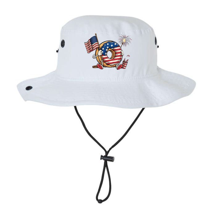 Funny 4th Of July Independence Donut Touch My Freedom Bucket Hat