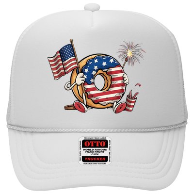 Funny 4th Of July Independence Donut Touch My Freedom Trucker Hat