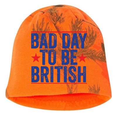 Funny 4th Of July Bad Day To Be British Kati - Camo Knit Beanie