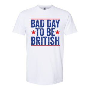 Funny 4th Of July Bad Day To Be British Softstyle® CVC T-Shirt