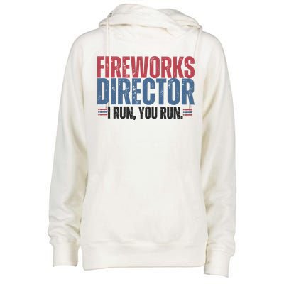 Funny 4th Of July Fireworks Director Independence Day Womens Funnel Neck Pullover Hood