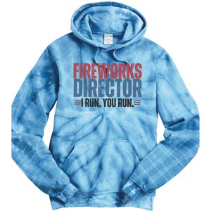 Funny 4th Of July Fireworks Director Independence Day Tie Dye Hoodie