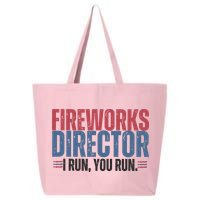 Funny 4th Of July Fireworks Director Independence Day 25L Jumbo Tote