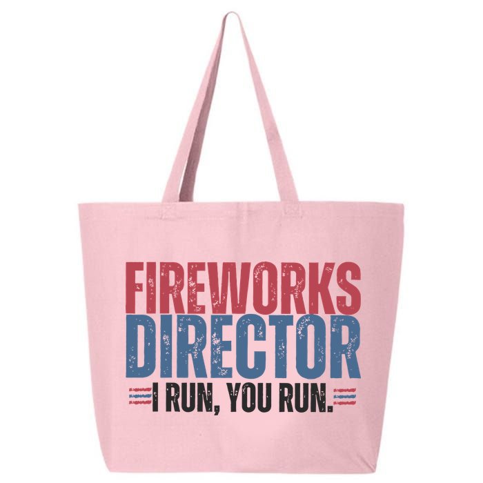 Funny 4th Of July Fireworks Director Independence Day 25L Jumbo Tote