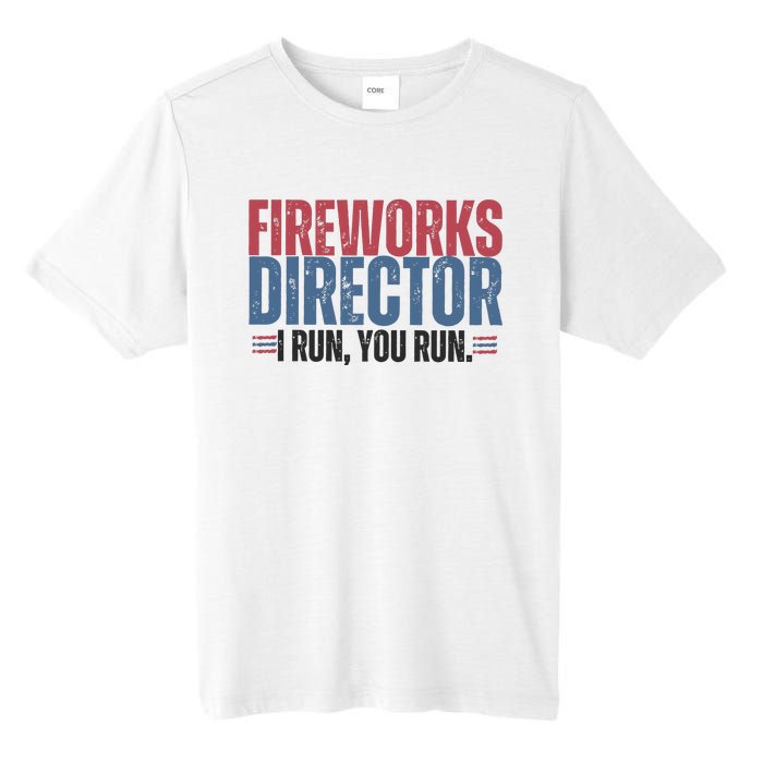 Funny 4th Of July Fireworks Director Independence Day Tall Fusion ChromaSoft Performance T-Shirt