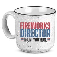 Funny 4th Of July Fireworks Director Independence Day 15oz Campfire Ceramic Mug