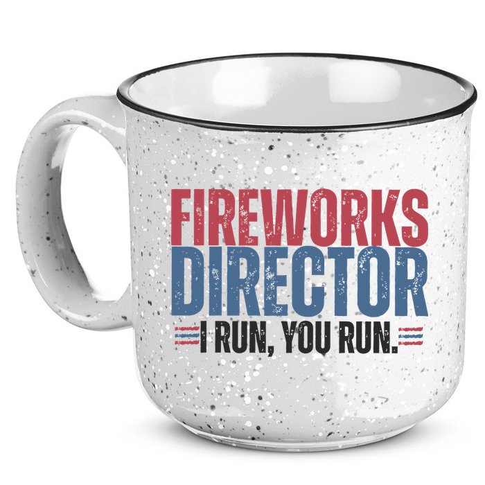 Funny 4th Of July Fireworks Director Independence Day 15oz Campfire Ceramic Mug