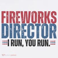 Funny 4th Of July Fireworks Director Independence Day Flatbill Hat