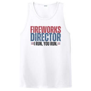 Funny 4th Of July Fireworks Director Independence Day PosiCharge Competitor Tank