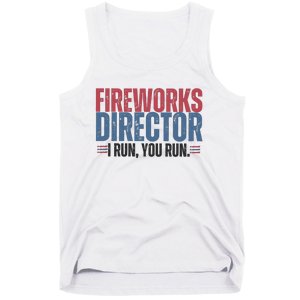 Funny 4th Of July Fireworks Director Independence Day Tank Top