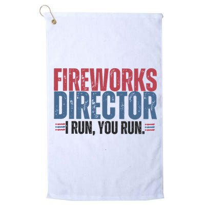 Funny 4th Of July Fireworks Director Independence Day Golf Towel
