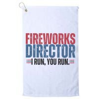 Funny 4th Of July Fireworks Director Independence Day Golf Towel