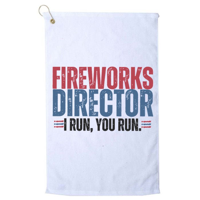 Funny 4th Of July Fireworks Director Independence Day Golf Towel