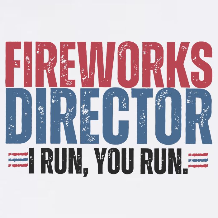 Funny 4th Of July Fireworks Director Independence Day Cropped Pullover Crew