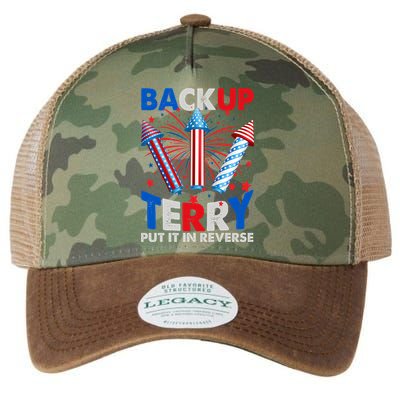 Fouth 4th Of July Back Up Terry Put It In Reverse Legacy Tie Dye Trucker Hat