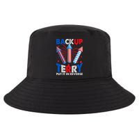 Fouth 4th Of July Back Up Terry Put It In Reverse Cool Comfort Performance Bucket Hat