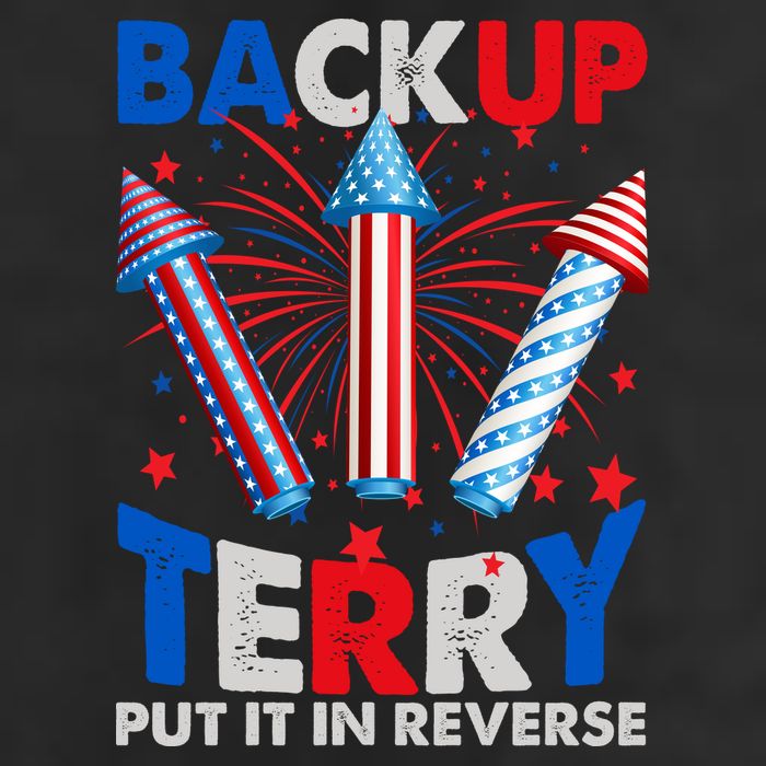 Fouth 4th Of July Back Up Terry Put It In Reverse 7 Panel Mesh Trucker Snapback Hat