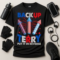 Fouth 4th Of July Back Up Terry Put It In Reverse Performance Shirt