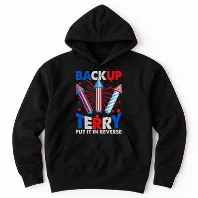 Fouth 4th Of July Back Up Terry Put It In Reverse Hoodie
