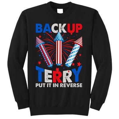 Fouth 4th Of July Back Up Terry Put It In Reverse Sweatshirt