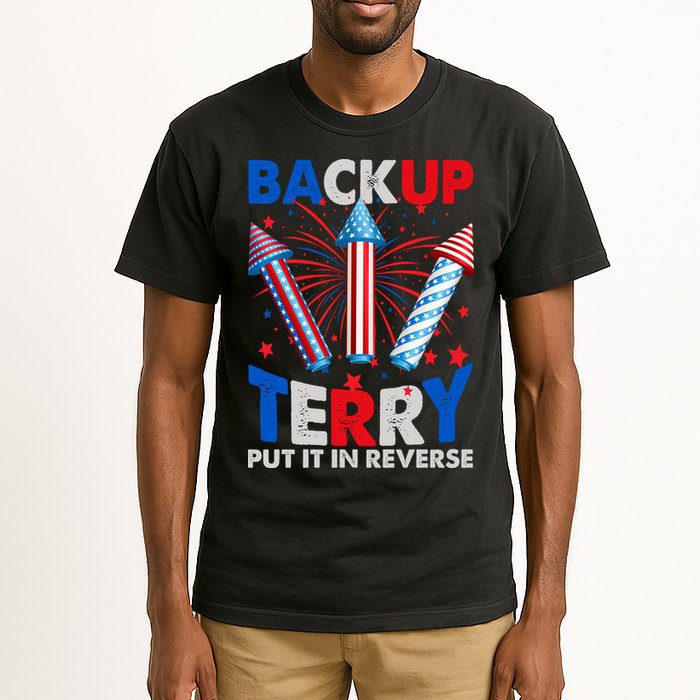 Fouth 4th Of July Back Up Terry Put It In Reverse Tall T-Shirt