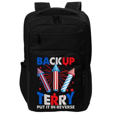 Fouth 4th Of July Back Up Terry Put It In Reverse Impact Tech Backpack