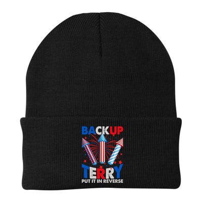 Fouth 4th Of July Back Up Terry Put It In Reverse Beanie