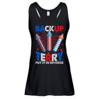 Fouth 4th Of July Back Up Terry Put It In Reverse Ladies Essential Flowy Tank