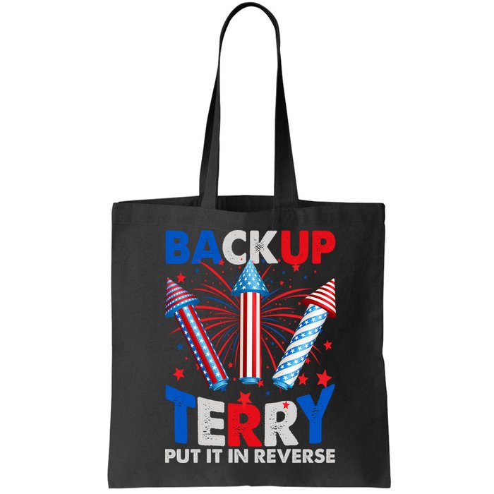 Fouth 4th Of July Back Up Terry Put It In Reverse Bag