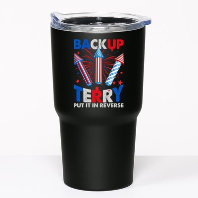 Fouth 4th Of July Back Up Terry Put It In Reverse Tumbler