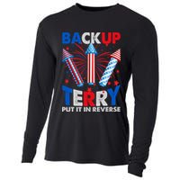 Fouth 4th Of July Back Up Terry Put It In Reverse Cooling Performance Long Sleeve Crew