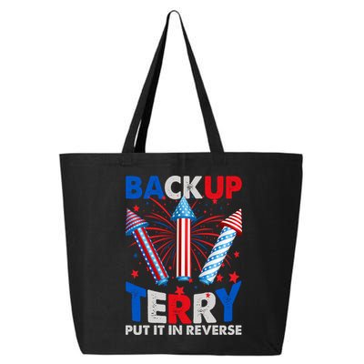 Fouth 4th Of July Back Up Terry Put It In Reverse 25L Jumbo Tote