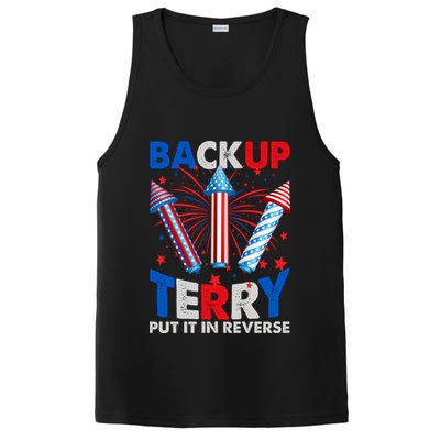 Fouth 4th Of July Back Up Terry Put It In Reverse PosiCharge Competitor Tank