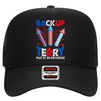 Fouth 4th Of July Back Up Terry Put It In Reverse Trucker Hat