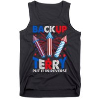 Fouth 4th Of July Back Up Terry Put It In Reverse Tank Top