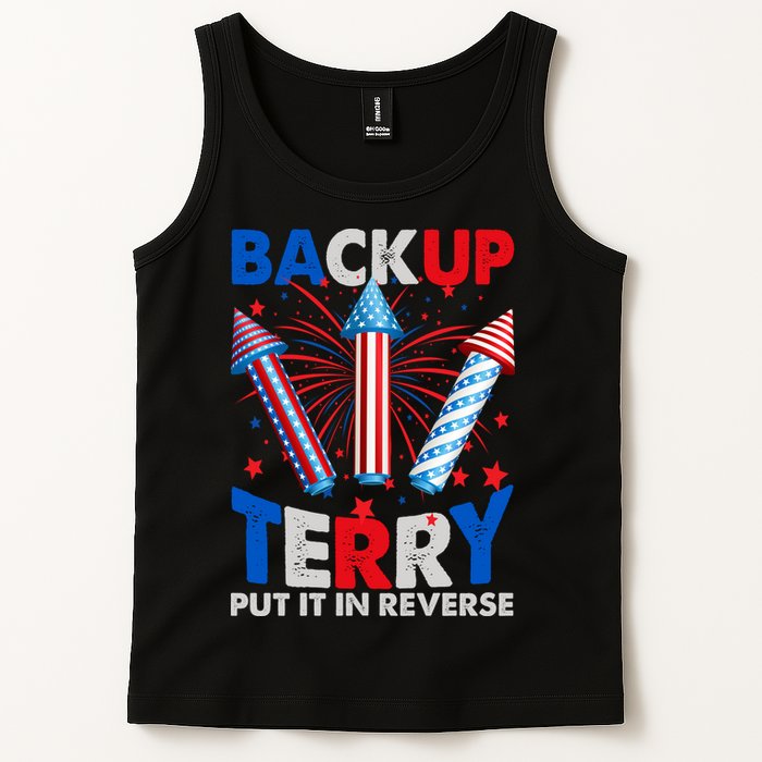 Fouth 4th Of July Back Up Terry Put It In Reverse Tank Top