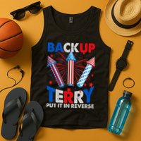 Fouth 4th Of July Back Up Terry Put It In Reverse Tank Top