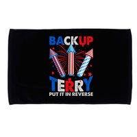 Fouth 4th Of July Back Up Terry Put It In Reverse Microfiber Hand Towel