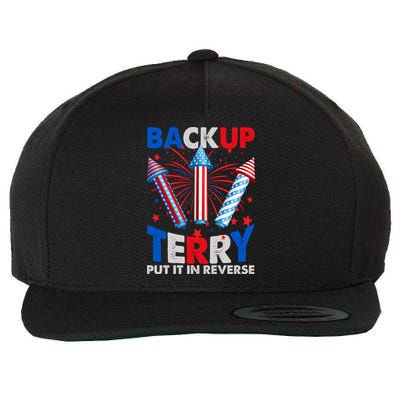 Fouth 4th Of July Back Up Terry Put It In Reverse Wool Snapback Cap