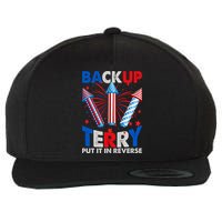 Fouth 4th Of July Back Up Terry Put It In Reverse Wool Snapback Cap