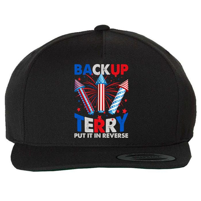 Fouth 4th Of July Back Up Terry Put It In Reverse Wool Snapback Cap