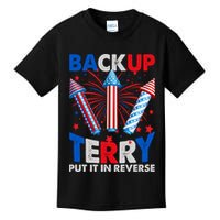 Fouth 4th Of July Back Up Terry Put It In Reverse Kids T-Shirt