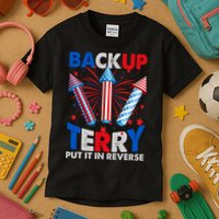 Fouth 4th Of July Back Up Terry Put It In Reverse Kids T-Shirt