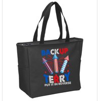 Fouth 4th Of July Back Up Terry Put It In Reverse Zip Tote Bag