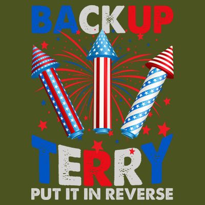 Fouth 4th Of July Back Up Terry Put It In Reverse T-Shirt