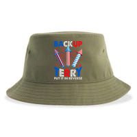 Fouth 4th Of July Back Up Terry Put It In Reverse Sustainable Bucket Hat