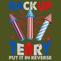 Fouth 4th Of July Back Up Terry Put It In Reverse Sustainable Beanie