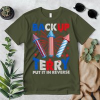 Fouth 4th Of July Back Up Terry Put It In Reverse Premium T-Shirt