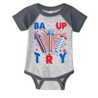 Fouth 4th Of July Back Up Terry Put It In Reverse Infant Baby Jersey Bodysuit